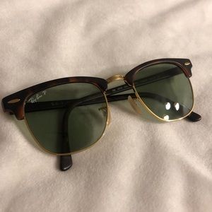 Tortoise Ray Ban Clubmaster Polarized
